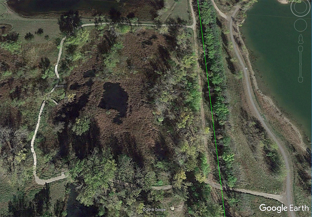 Dakota Nature Park - Wetland Boardwalks - Google Earth View