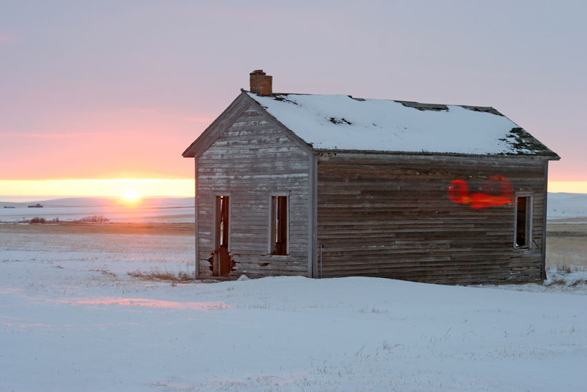 Presho area birding hotspot - Abandoned Schoolhouse